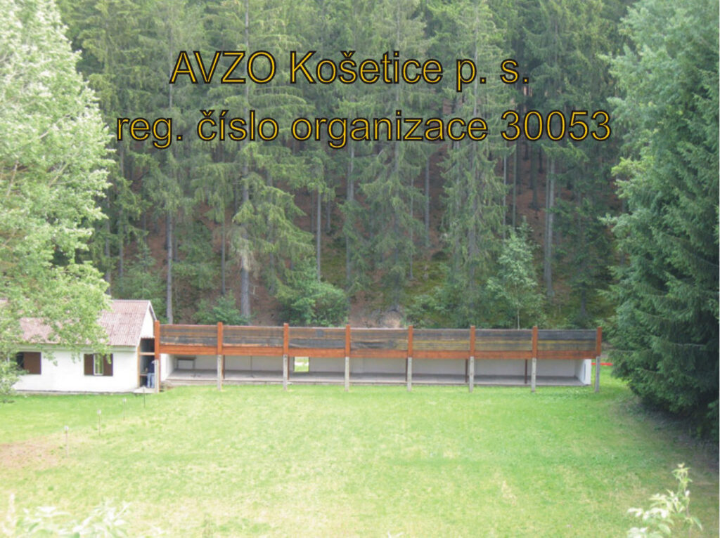 Střelnice Košetice, Střelecký klub AVZO, Sportovní střelba